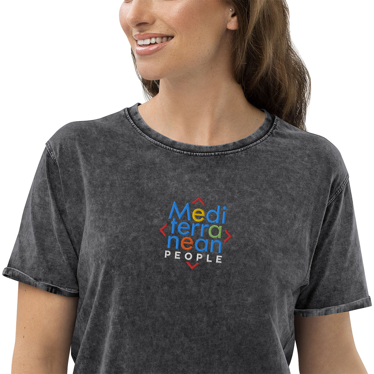 LIKELELE world · Camiseta m/corta·MEDITERRANEAN PEOPLE·Mujer/Unisex · Medium·Black-372c2f