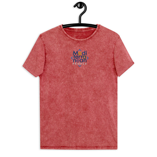 LIKELELE world · Camiseta m/corta·MEDITERRANEAN PEOPLE·Mujer/Unisex · Medium·Garnet Red-376b2f