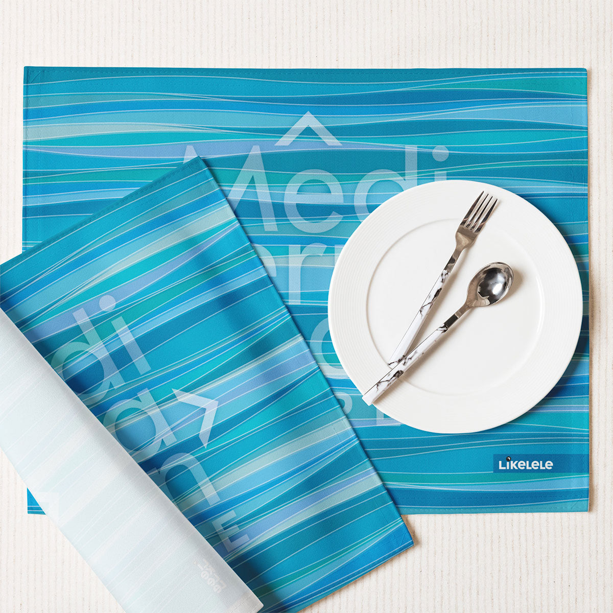 LIKELELE world · Mantel individual (juego de 4)·MEDITERRANEAN PEOPLE · Premium·Full Print-360x4ipi