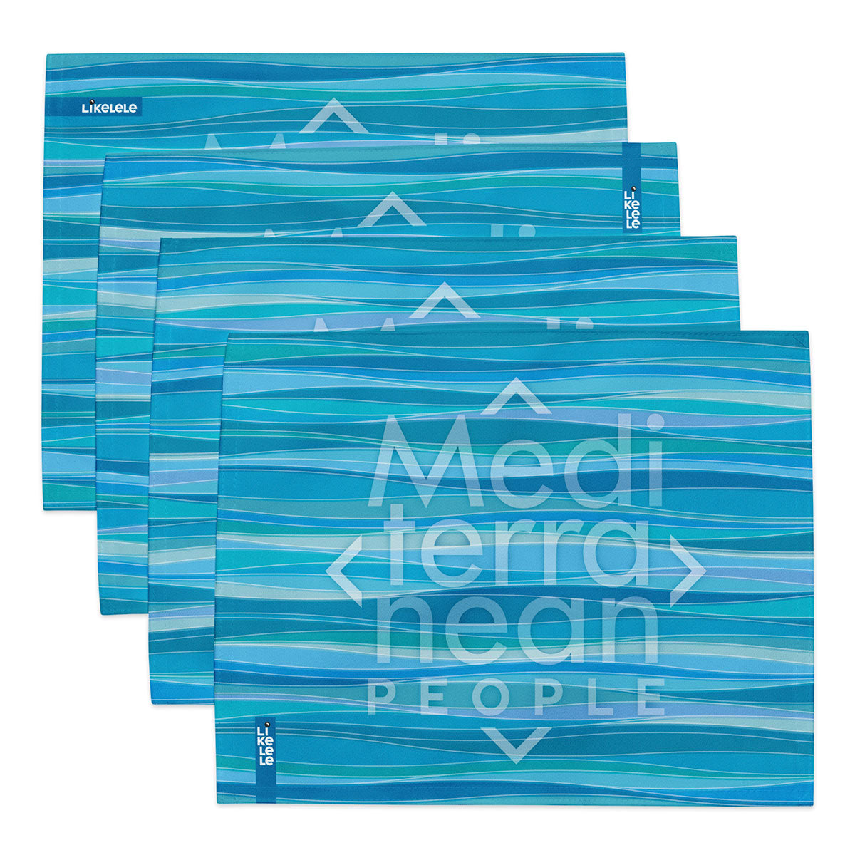 LIKELELE world · Mantel individual (juego de 4)·MEDITERRANEAN PEOPLE · Premium·Full Print-360x4ipi
