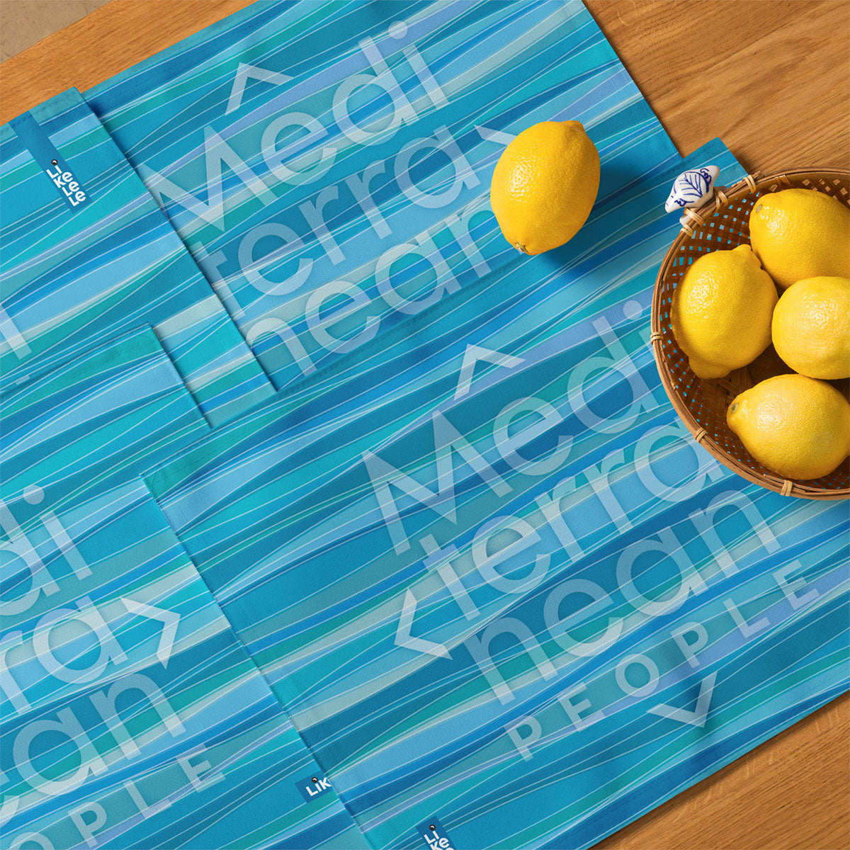 LIKELELE world · Mantel individual (juego de 4)·MEDITERRANEAN PEOPLE · Premium·Full Print-360x4ipi