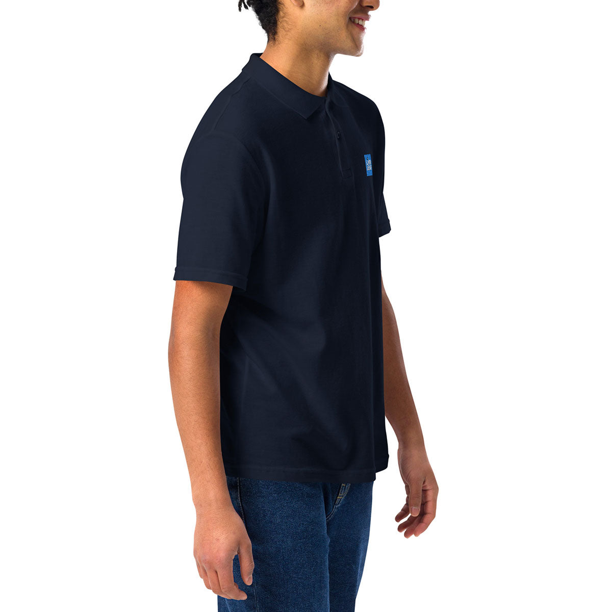 LIKELELE world · Polo m/corta·Hombre/Unisex · Basic·Navy-321c1f