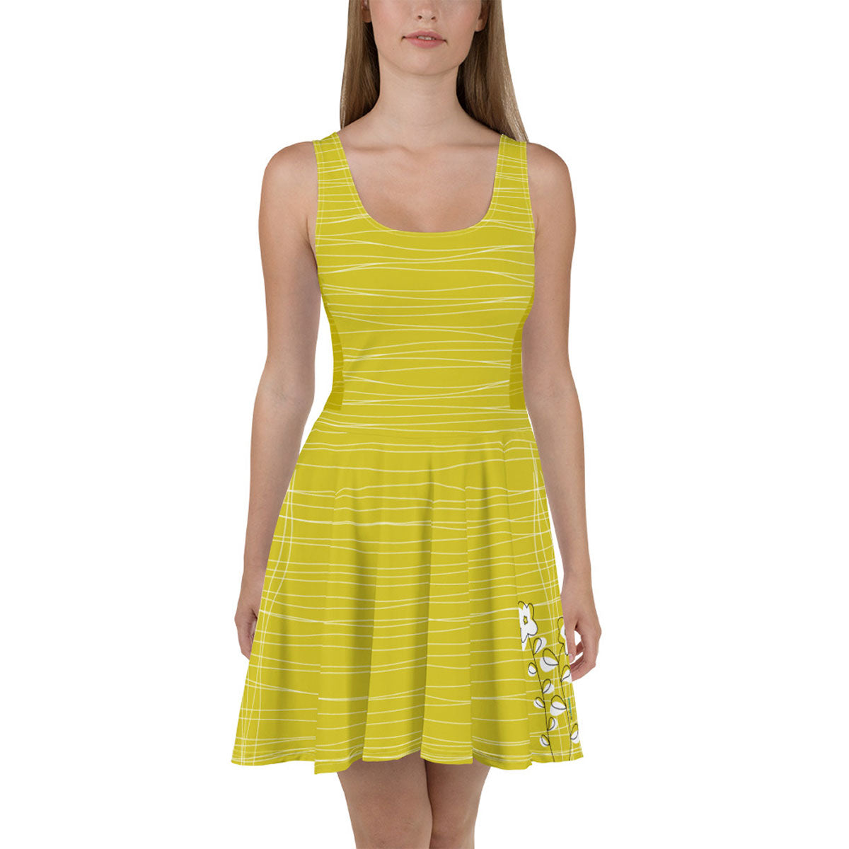 LIKELELE world · Vestido skater·Mujer · Premium·Full Print-274x2ipi
