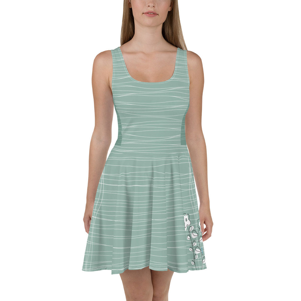 LIKELELE world · Vestido skater·Mujer · Premium·Full Print-275x2ipi