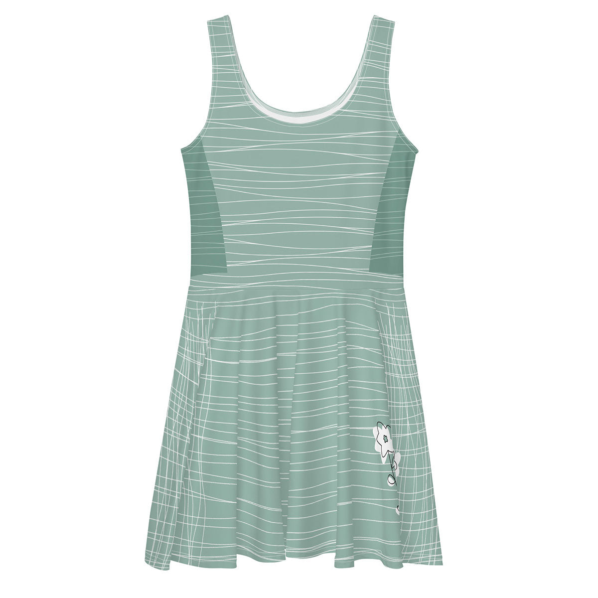 LIKELELE world · Vestido skater·Mujer · Premium·Full Print-275x2ipi