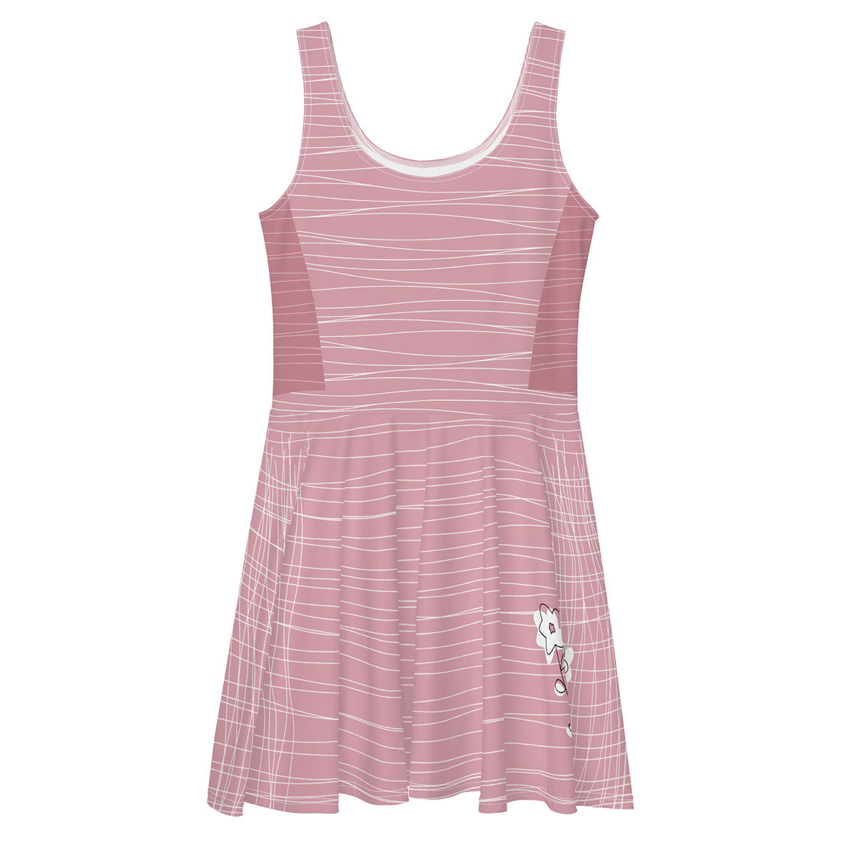 LIKELELE world · Vestido skater·Mujer · Premium·Full Print-276x2ipi