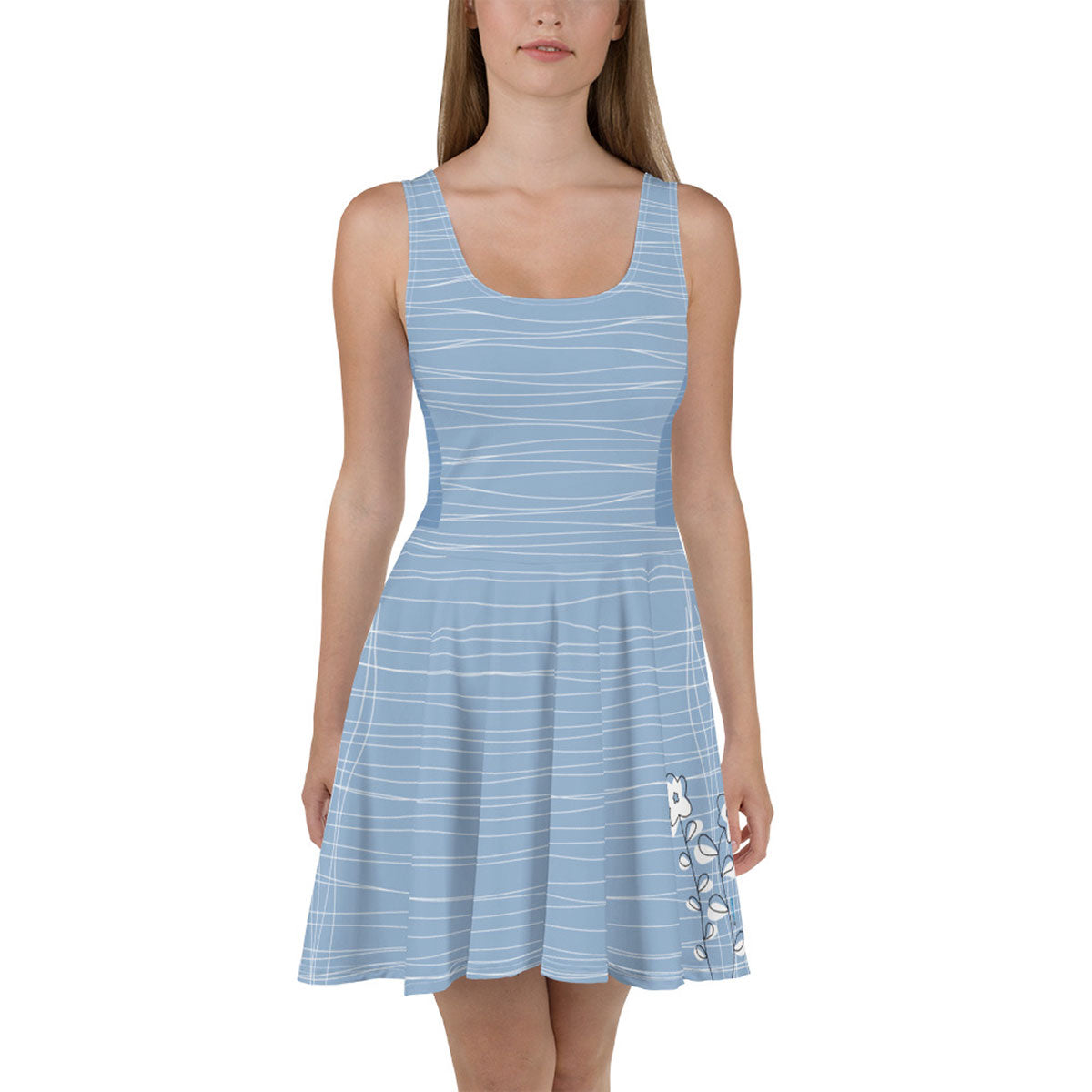 LIKELELE world · Vestido skater·Mujer · Premium·Full Print-277x2ipi