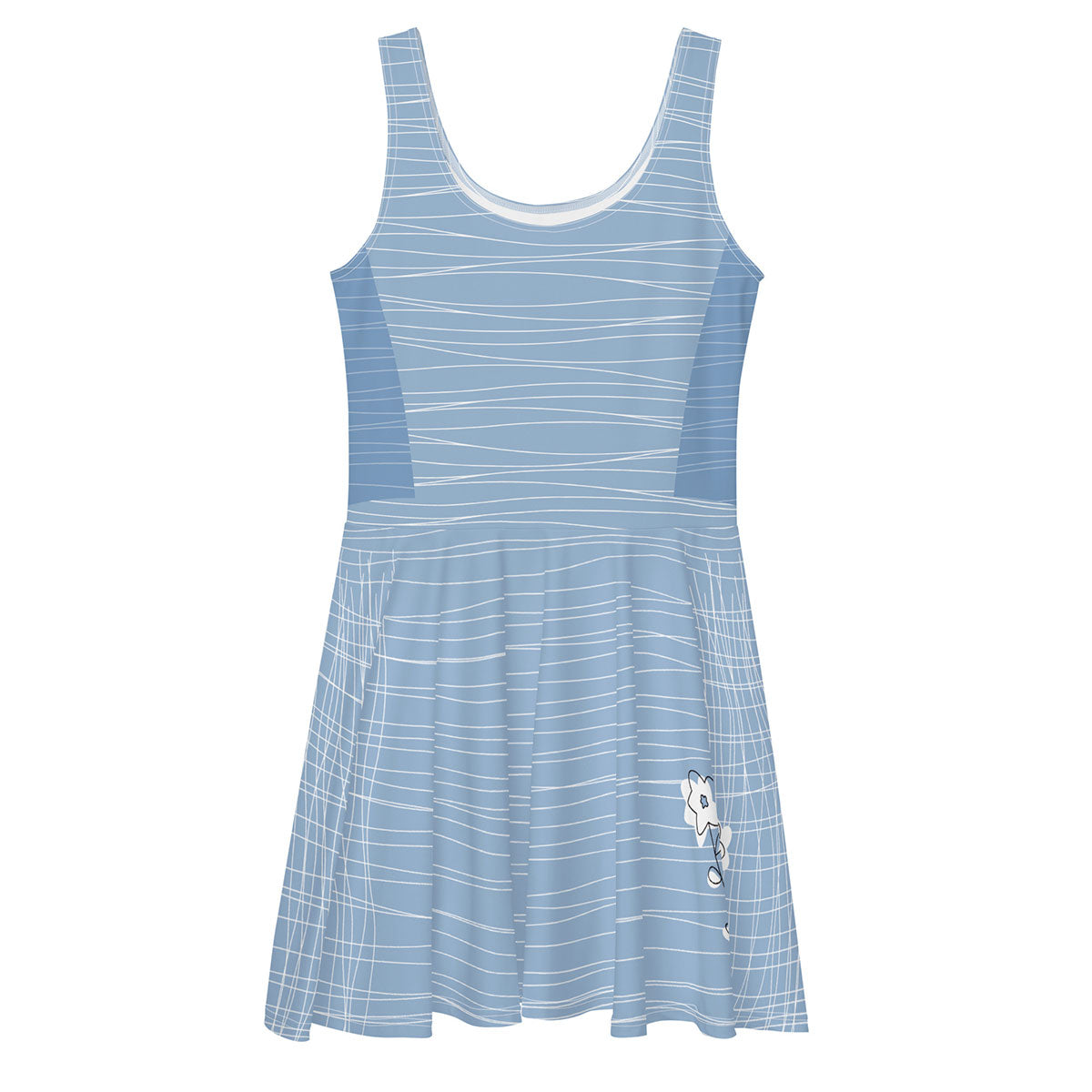 LIKELELE world · Vestido skater·Mujer · Premium·Full Print-277x2ipi