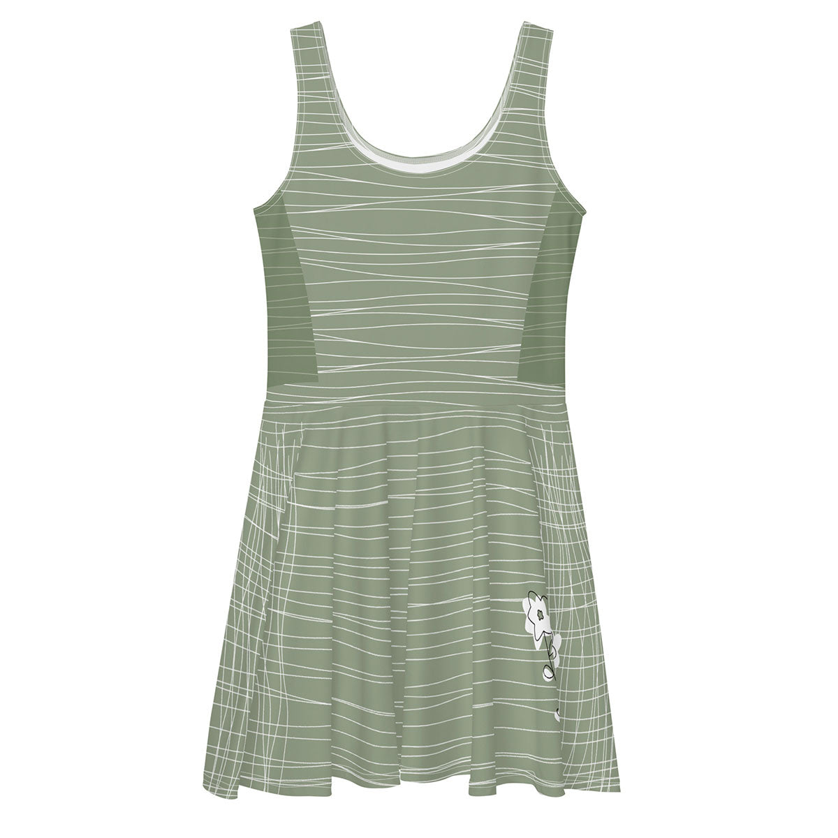 LIKELELE world · Vestido skater·Mujer · Premium·Full Print-278x2ipi