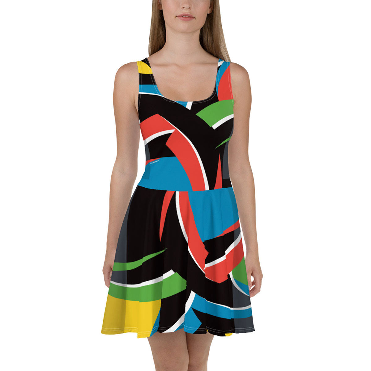 LIKELELE world · Vestido skater·Mujer · Premium·Full Print-281x2ipi