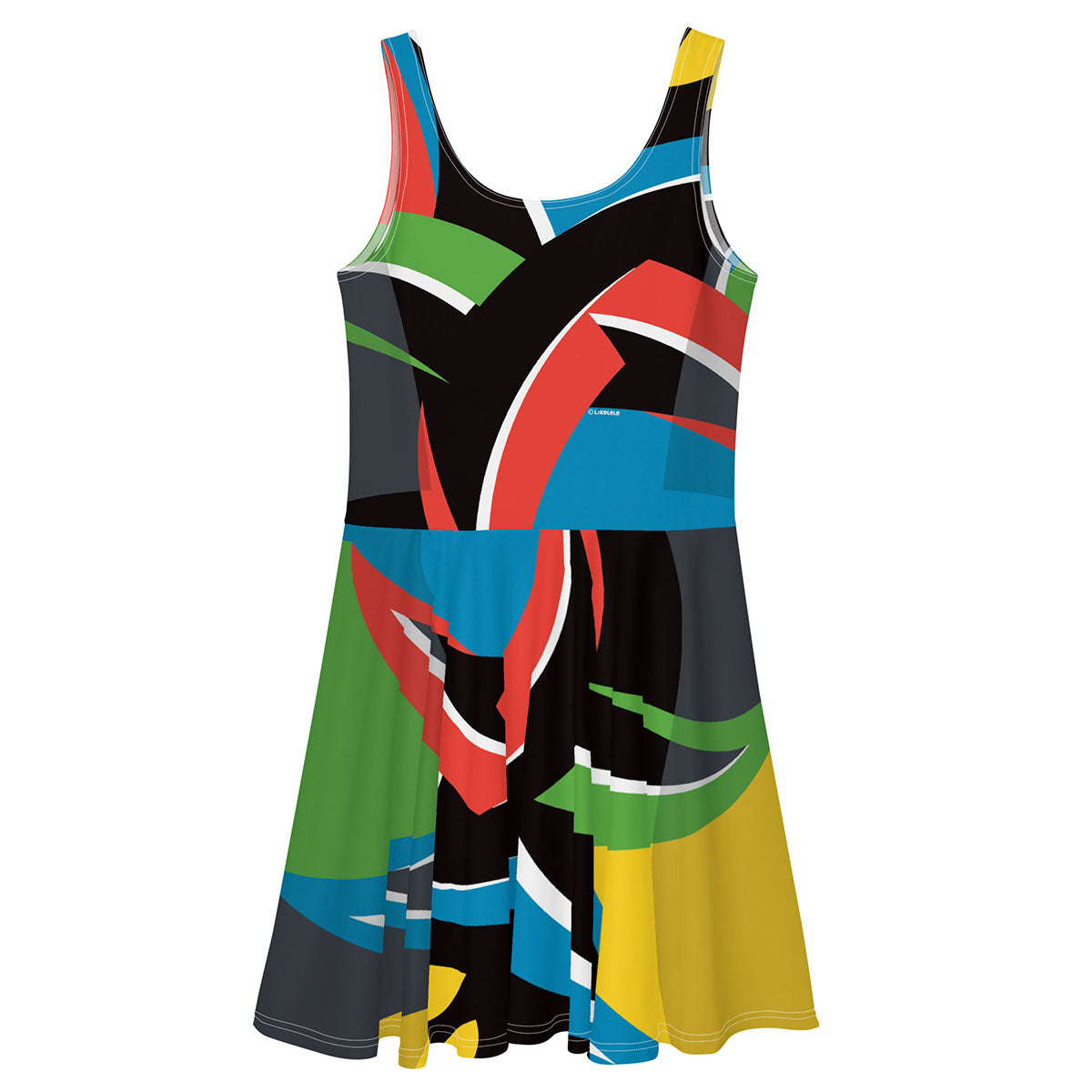 LIKELELE world · Vestido skater·Mujer · Premium·Full Print-281x2ipi