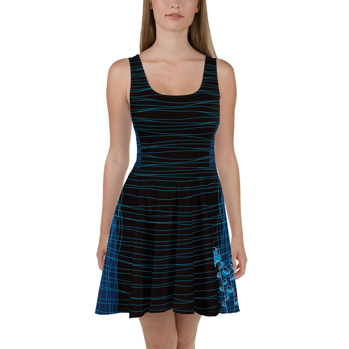 LIKELELE world · Vestido skater·Mujer · Premium·Full Print-282x2ipi