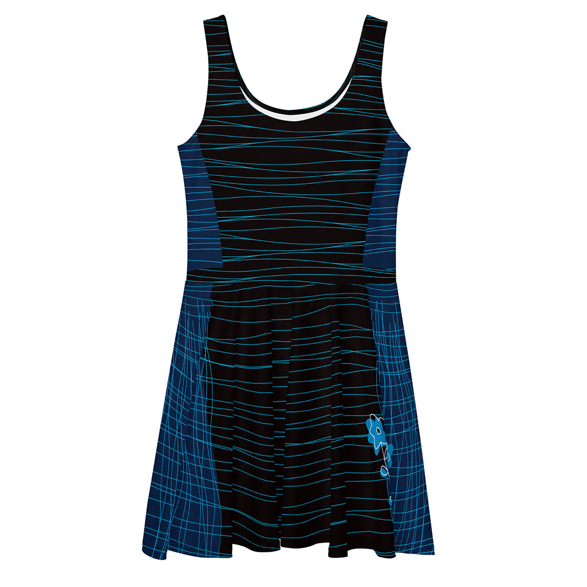 LIKELELE world · Vestido skater·Mujer · Premium·Full Print-282x2ipi