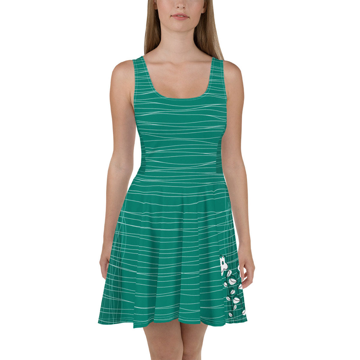 LIKELELE world · Vestido skater·Mujer · Premium·Full Print-284x2ipi