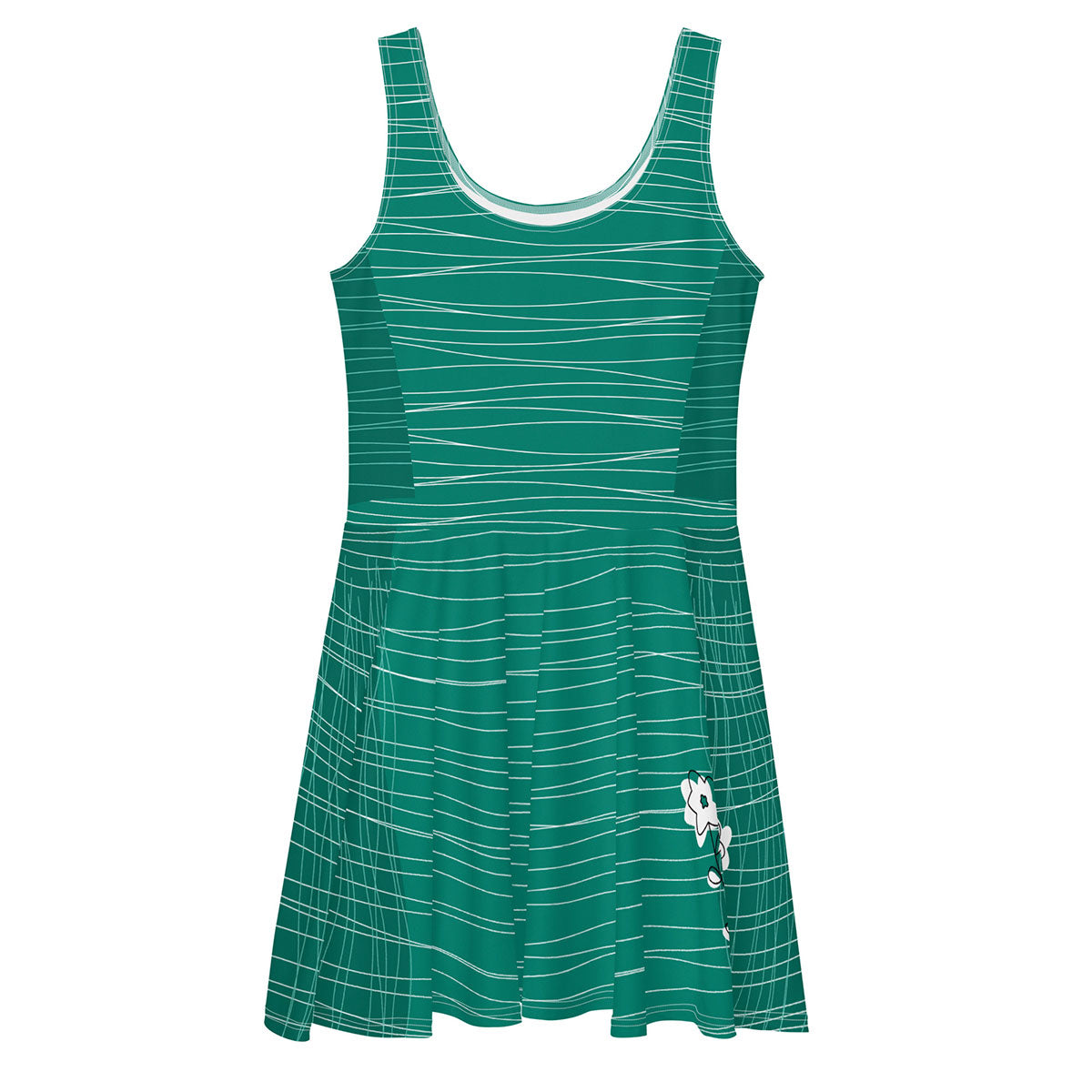 LIKELELE world · Vestido skater·Mujer · Premium·Full Print-284x2ipi