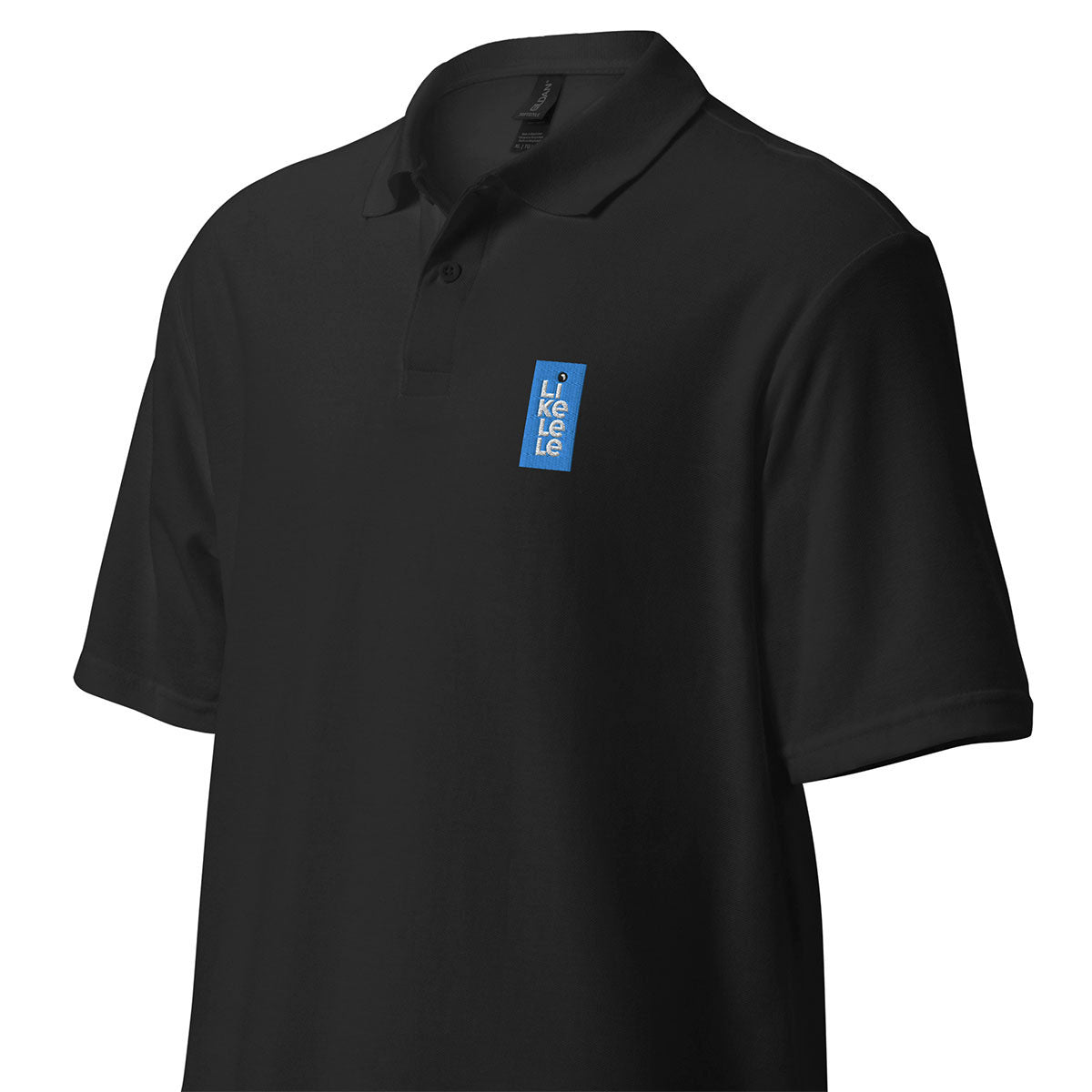 LIKELELE world · Polo m/corta·Mujer/Unisex · Basic·Black-397c2f