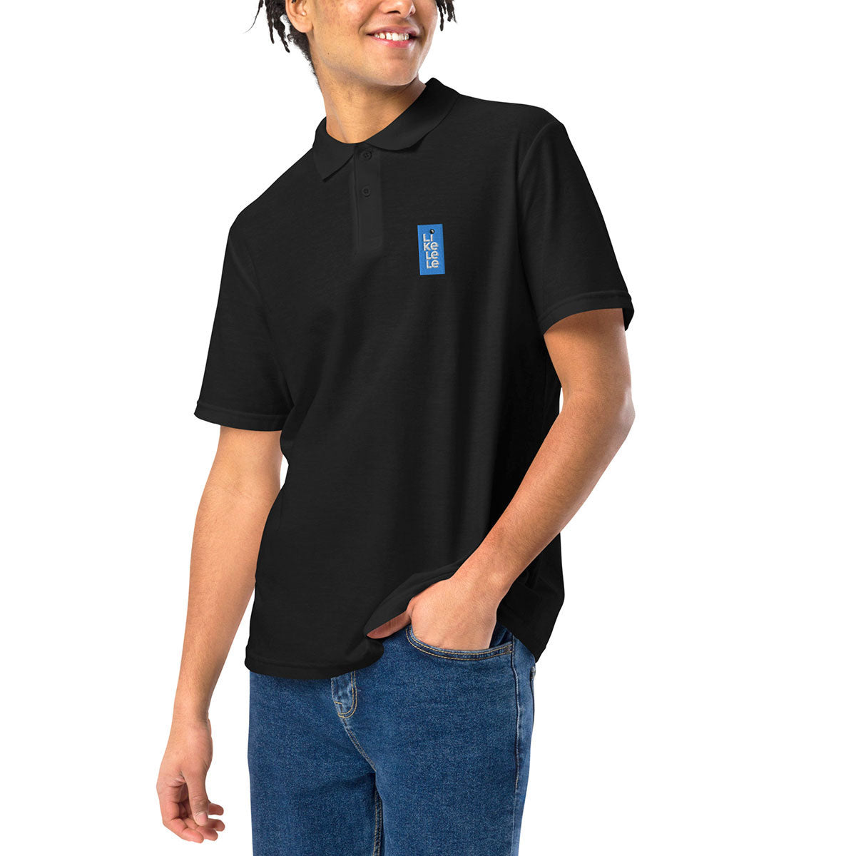 LIKELELE world · Polo m/corta·Mujer/Unisex · Basic·Black-397c2f