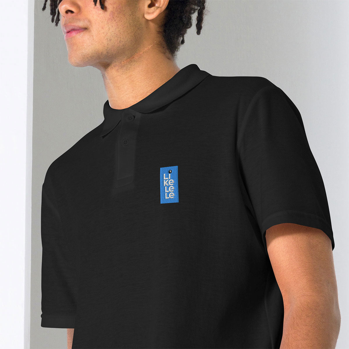 LIKELELE world · Polo m/corta·Mujer/Unisex · Basic·Black-397c2f