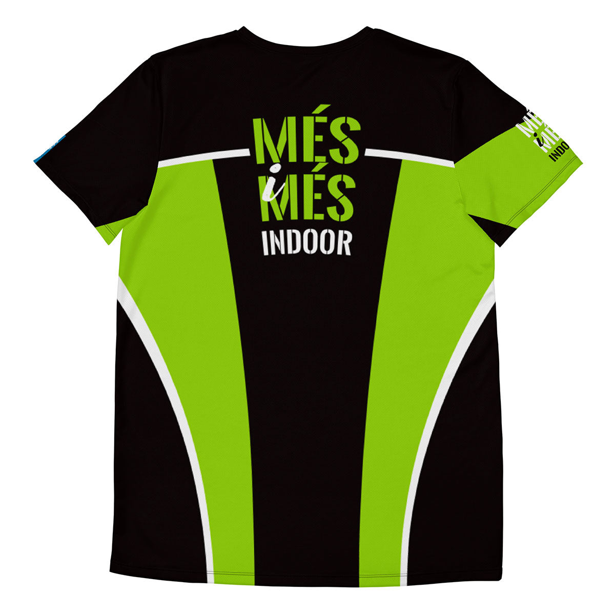 MÉS i MÉS INDOOR · Camiseta deportiva m/corta·Hombre · Premium·Full Print-255x1ipi