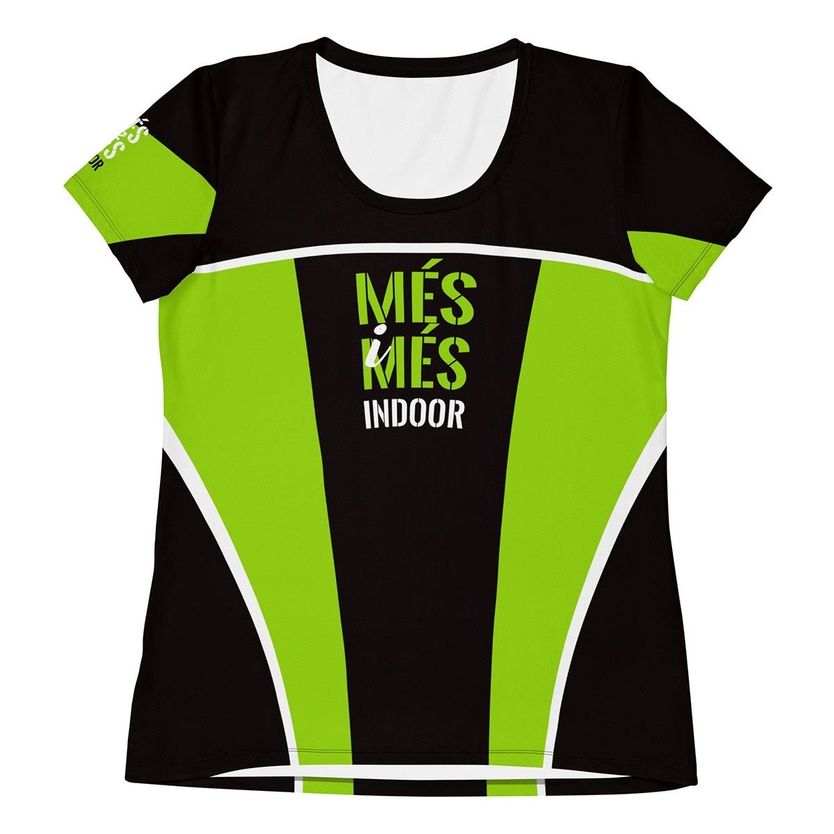 MÉS i MÉS INDOOR · Camiseta deportiva m/corta·Mujer · Premium·Full Print-256x2ipi