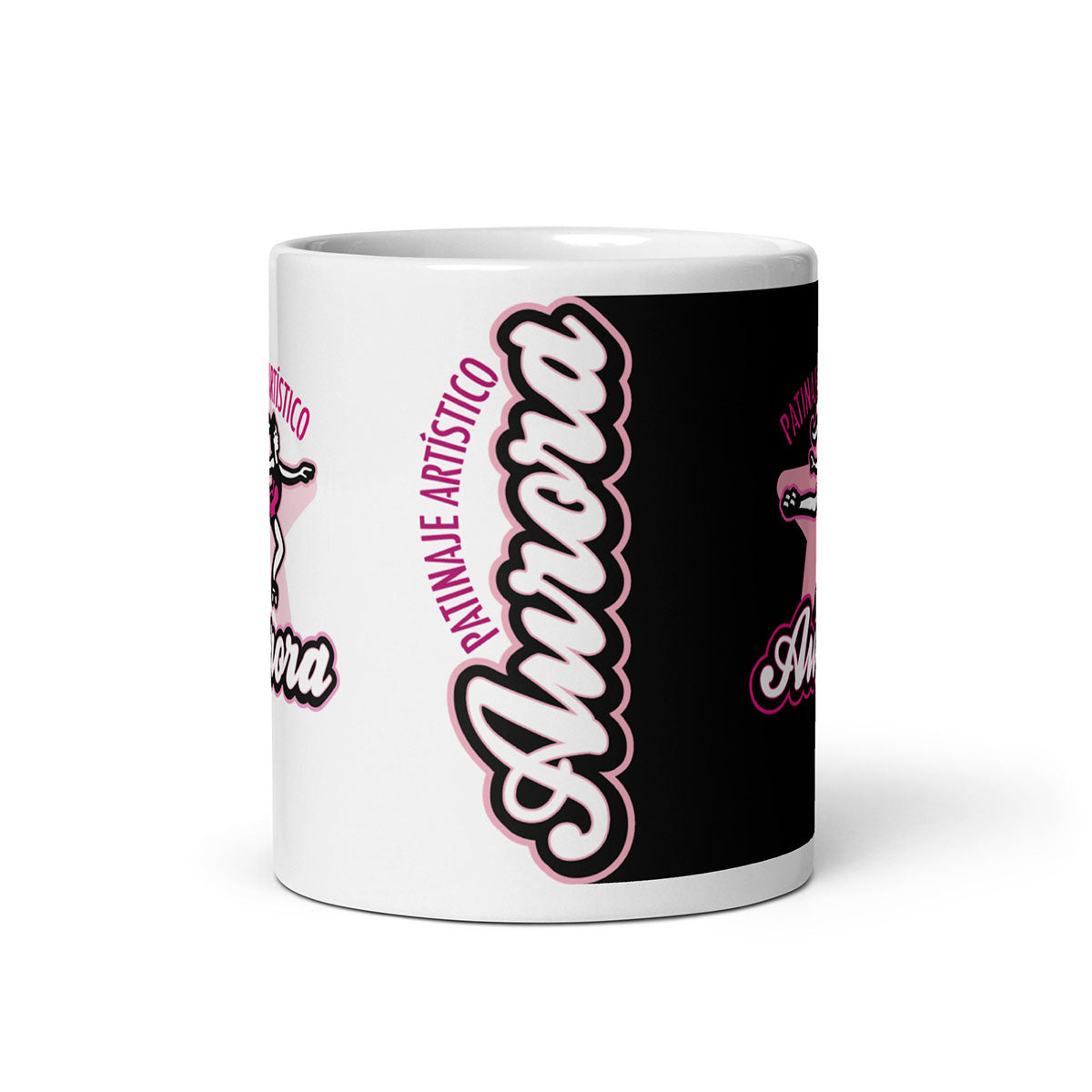 PATINAJE ARTÍSTICO AURORA · Taza de cerámica 33cl · Medium·White-135x