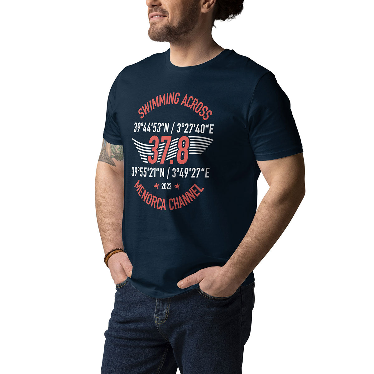 PERE DALMAU · Camiseta m/corta·Hombre/Unisex · Medium·French Navy-303c1f