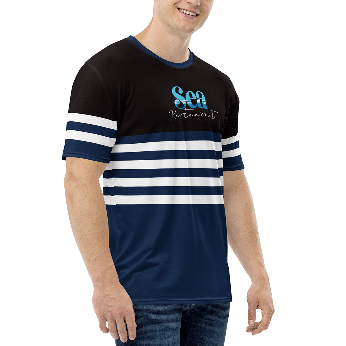 SEA RESTAURANT · Camiseta m/corta·Hombre · Premium·Full Print-253x1ipi