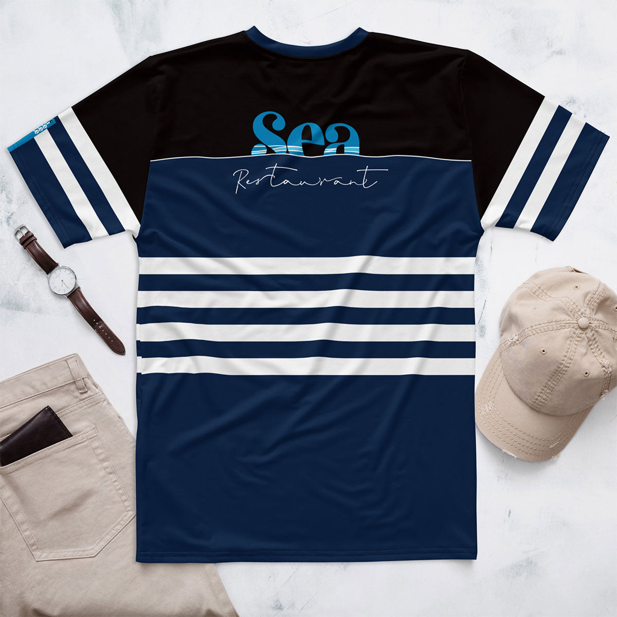 SEA RESTAURANT · Camiseta m/corta·Hombre · Premium·Full Print-253x1ipi