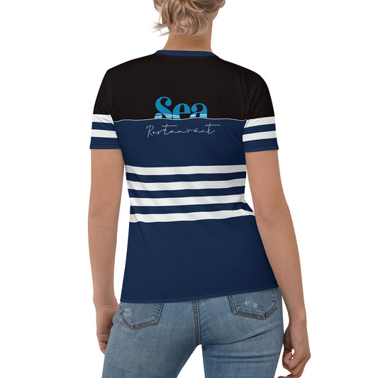 SEA RESTAURANT · Camiseta m/corta·Mujer · Premium·Full Print-254x2ipi