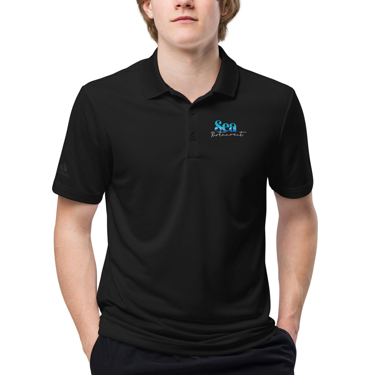 SEA RESTAURANT · Polo m/corta·Hombre · Premium·Black-305c1f