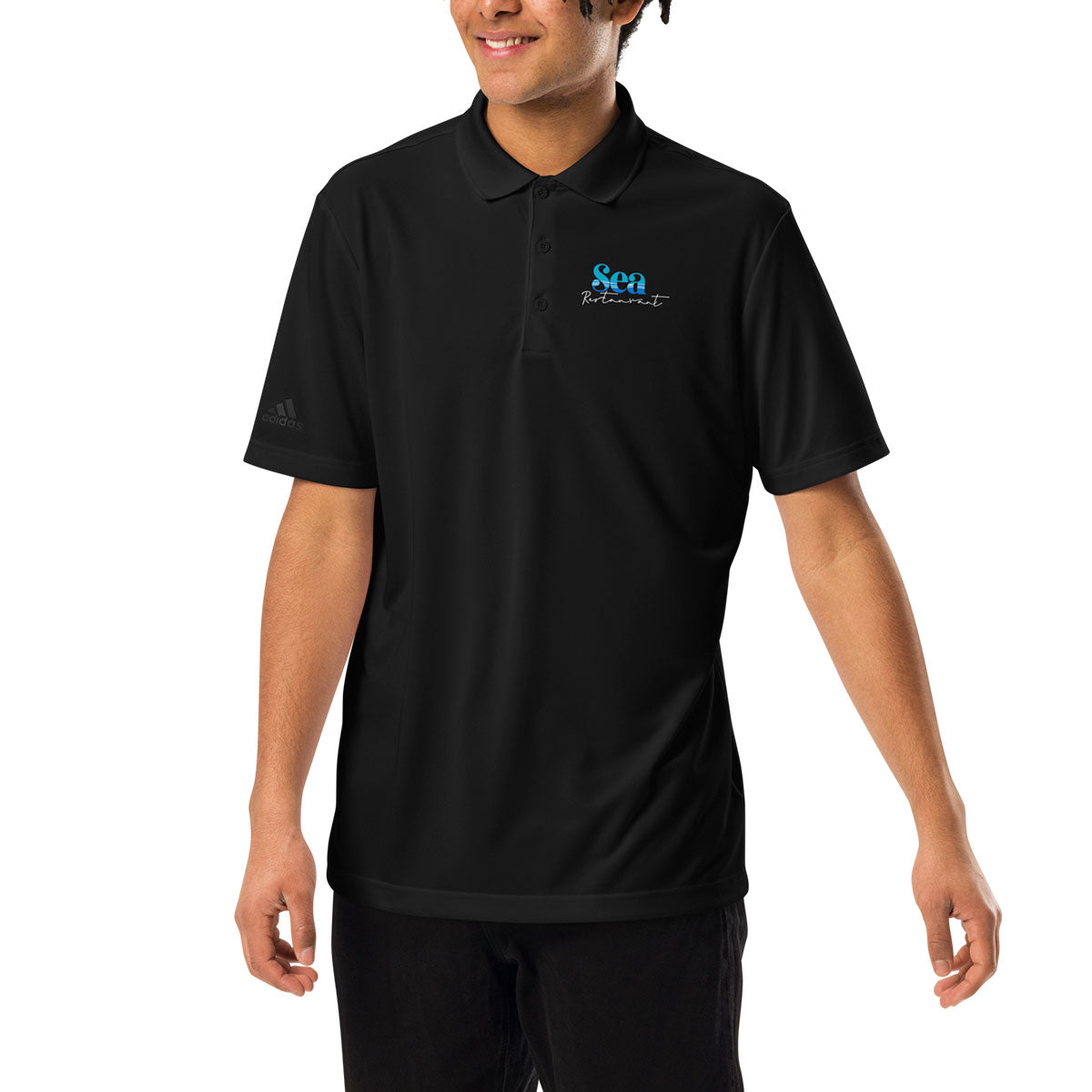 SEA RESTAURANT · Polo m/corta·Hombre · Premium·Black-305c1f