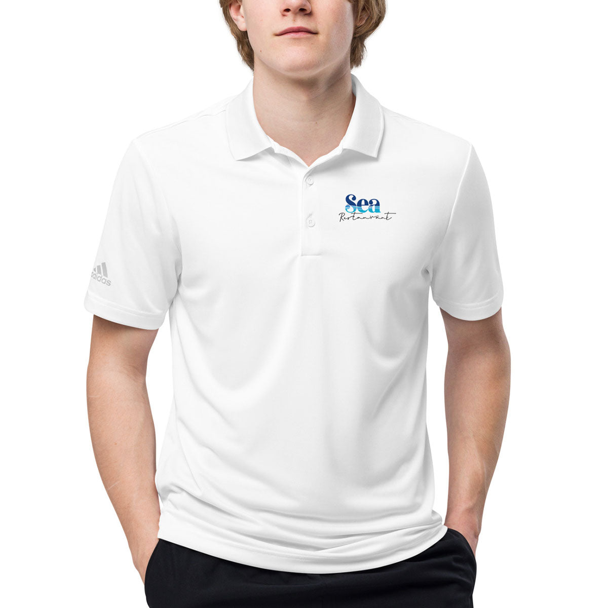 SEA RESTAURANT · Polo m/corta·Hombre · Premium·White-306a1f