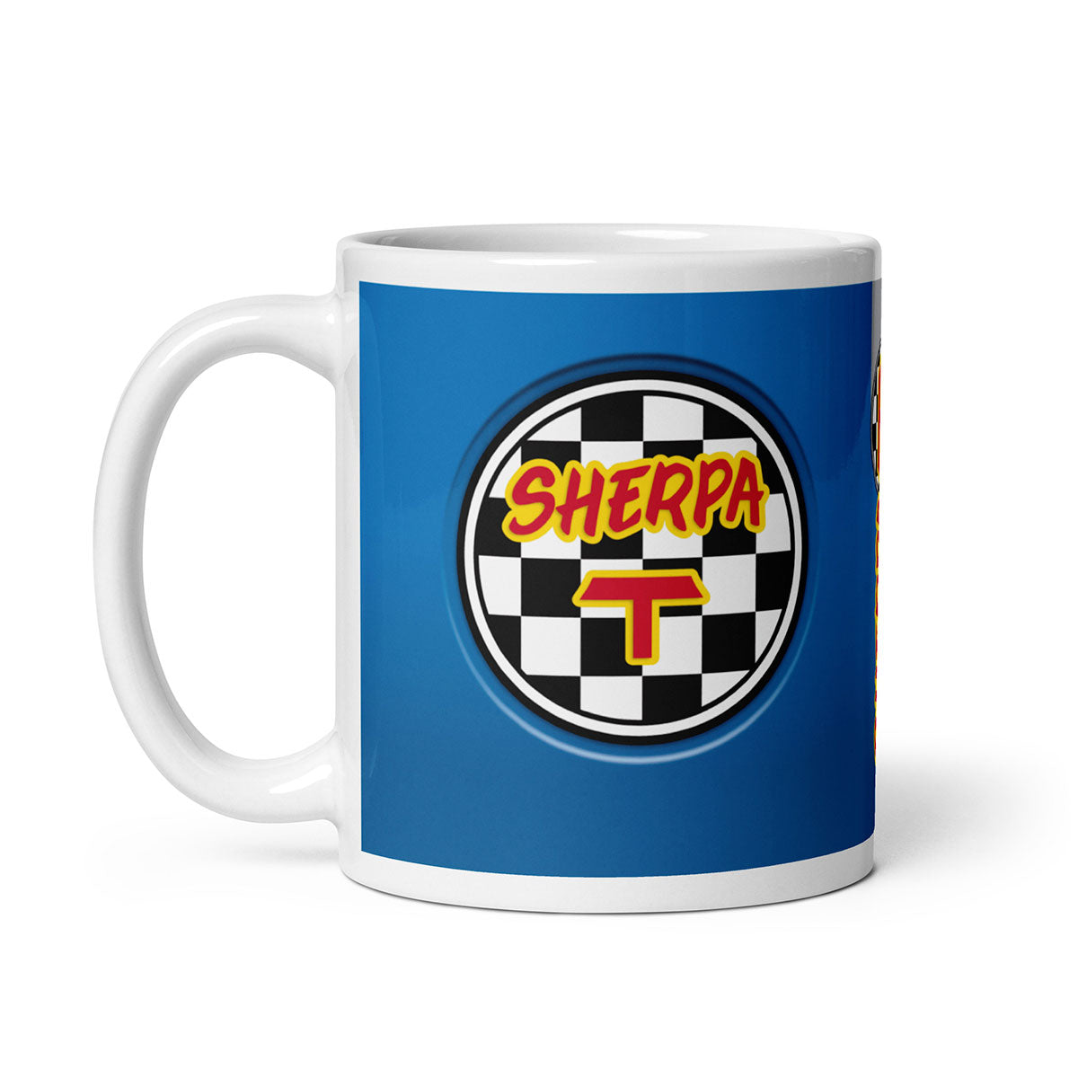 SHERPA T Azul · Taza de cerámica 33cl · Medium·White-225x4ip
