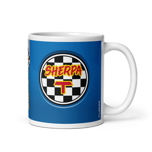 SHERPA T Azul · Taza de cerámica 33cl · Medium·White-225x4ip