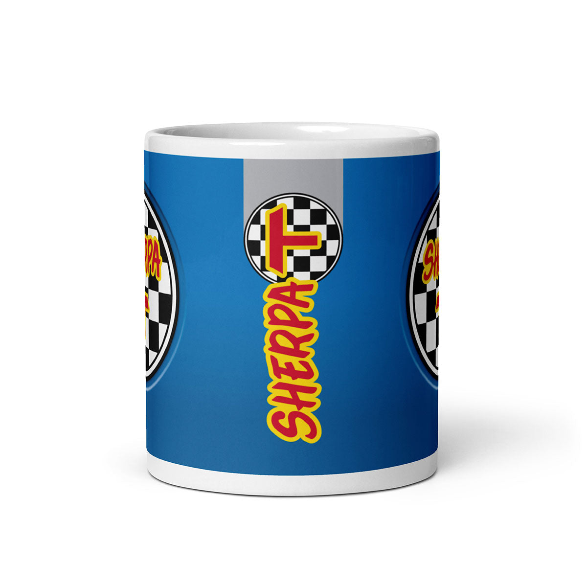 SHERPA T Azul · Taza de cerámica 33cl · Medium·White-225x4ip