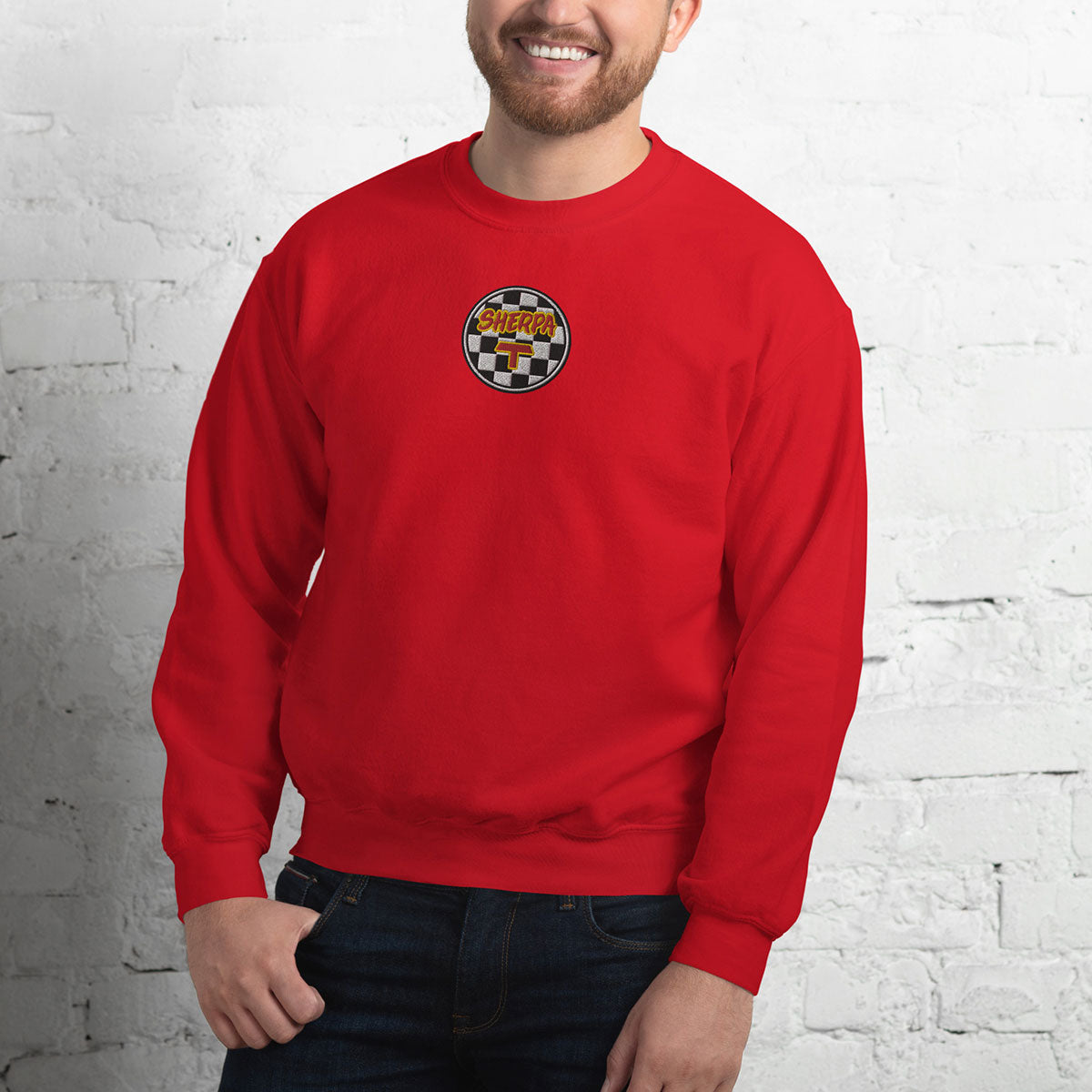 SHERPA T · Sudadera·Hombre/Unisex · BASIC·Red-428b1f
