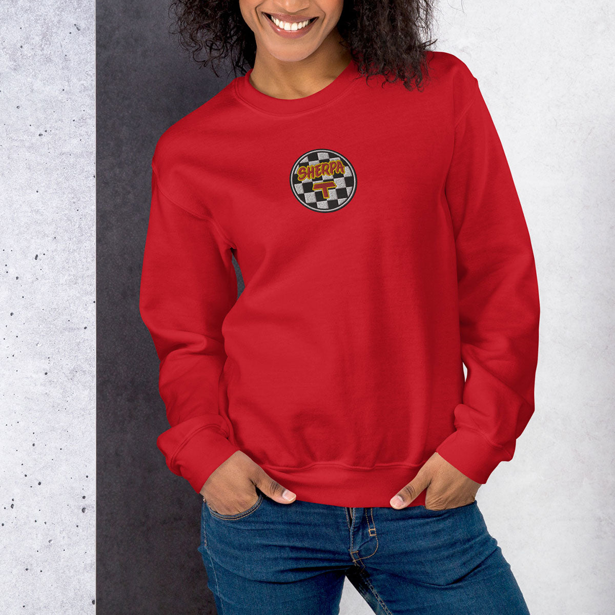 SHERPA T · Sudadera·Hombre/Unisex · BASIC·Red-428b1f