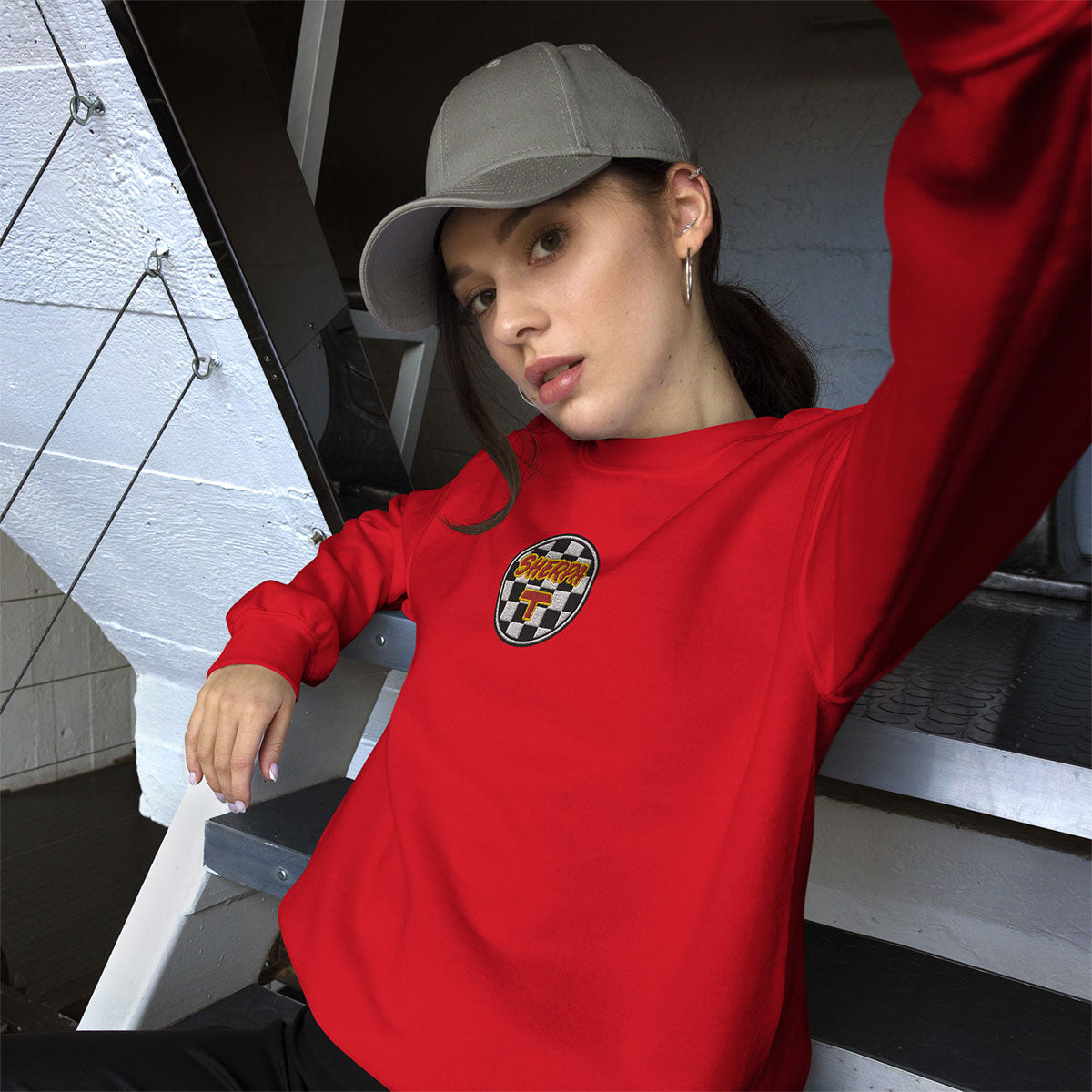 SHERPA T · Sudadera·Hombre/Unisex · BASIC·Red-428b1f