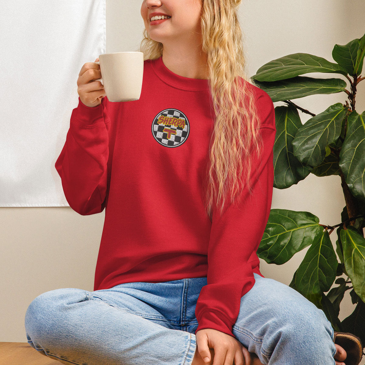SHERPA T · Sudadera·Hombre/Unisex · BASIC·Red-428b1f