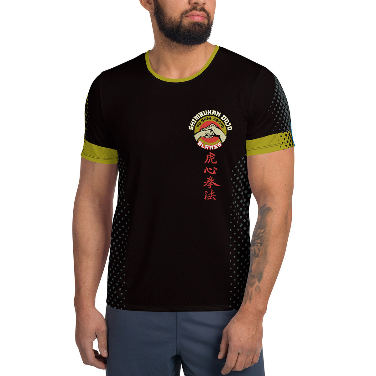SHIMBUKAN DOJO · Camiseta deportiva m/corta·Hombre · Premium·Full Print-290x1ipi