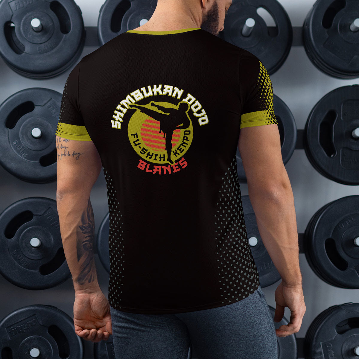 SHIMBUKAN DOJO · Camiseta deportiva m/corta·Hombre · Premium·Full Print-290x1ipi