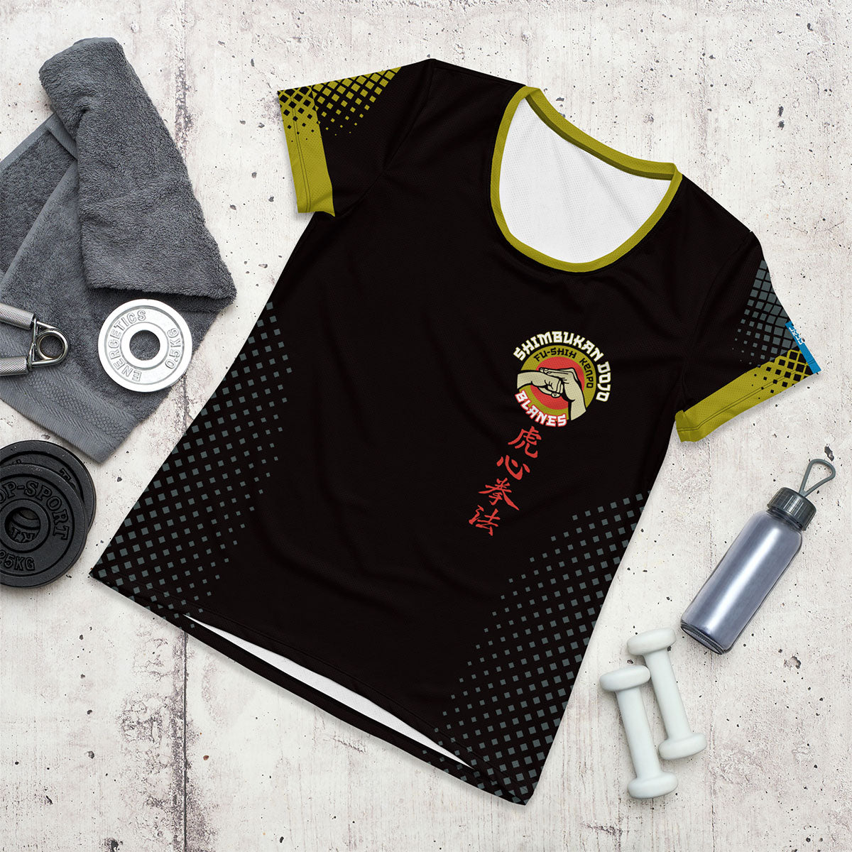 SHIMBUKAN DOJO · Camiseta deportiva m/corta·Mujer · Premium·Full Print-291x2ipi