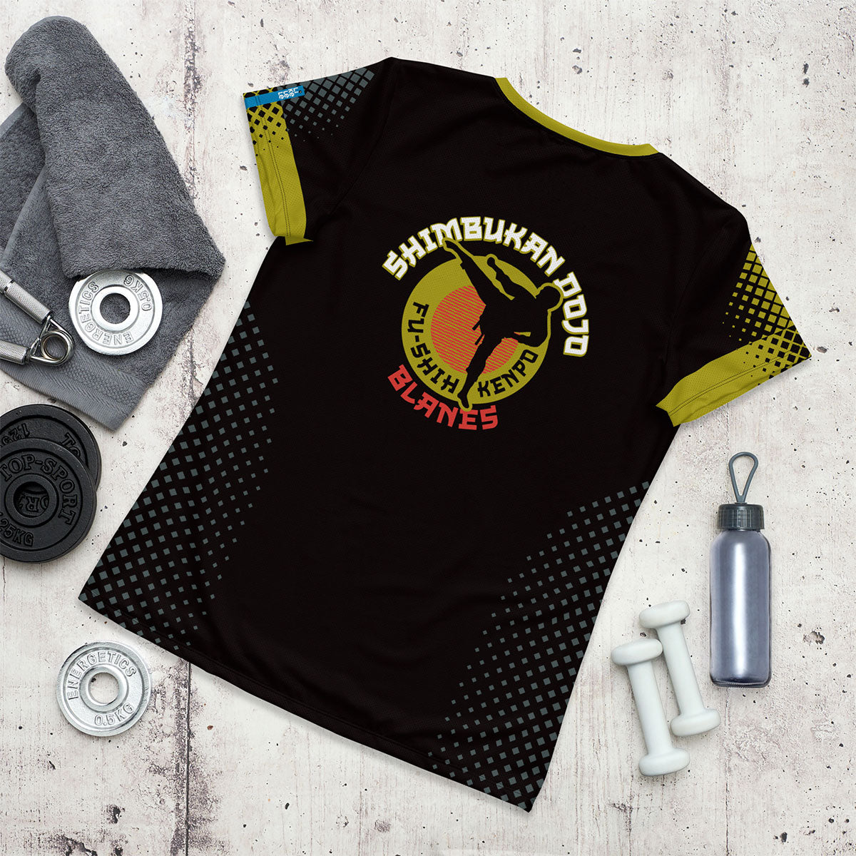 SHIMBUKAN DOJO · Camiseta deportiva m/corta·Mujer · Premium·Full Print-291x2ipi