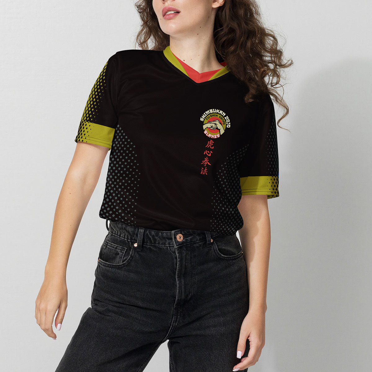 SHIMBUKAN DOJO · Camiseta deportiva m/corta·Hombre/Unisex · Premium·Full Print-285x1ipi