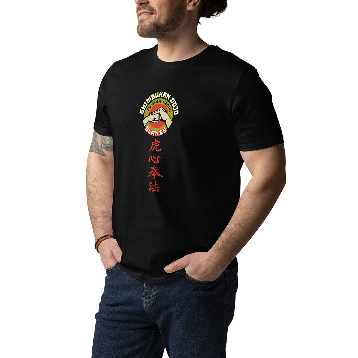 SHIMBUKAN DOJO · Camiseta m/corta·Hombre/Unisex · Medium·Black-293c1f
