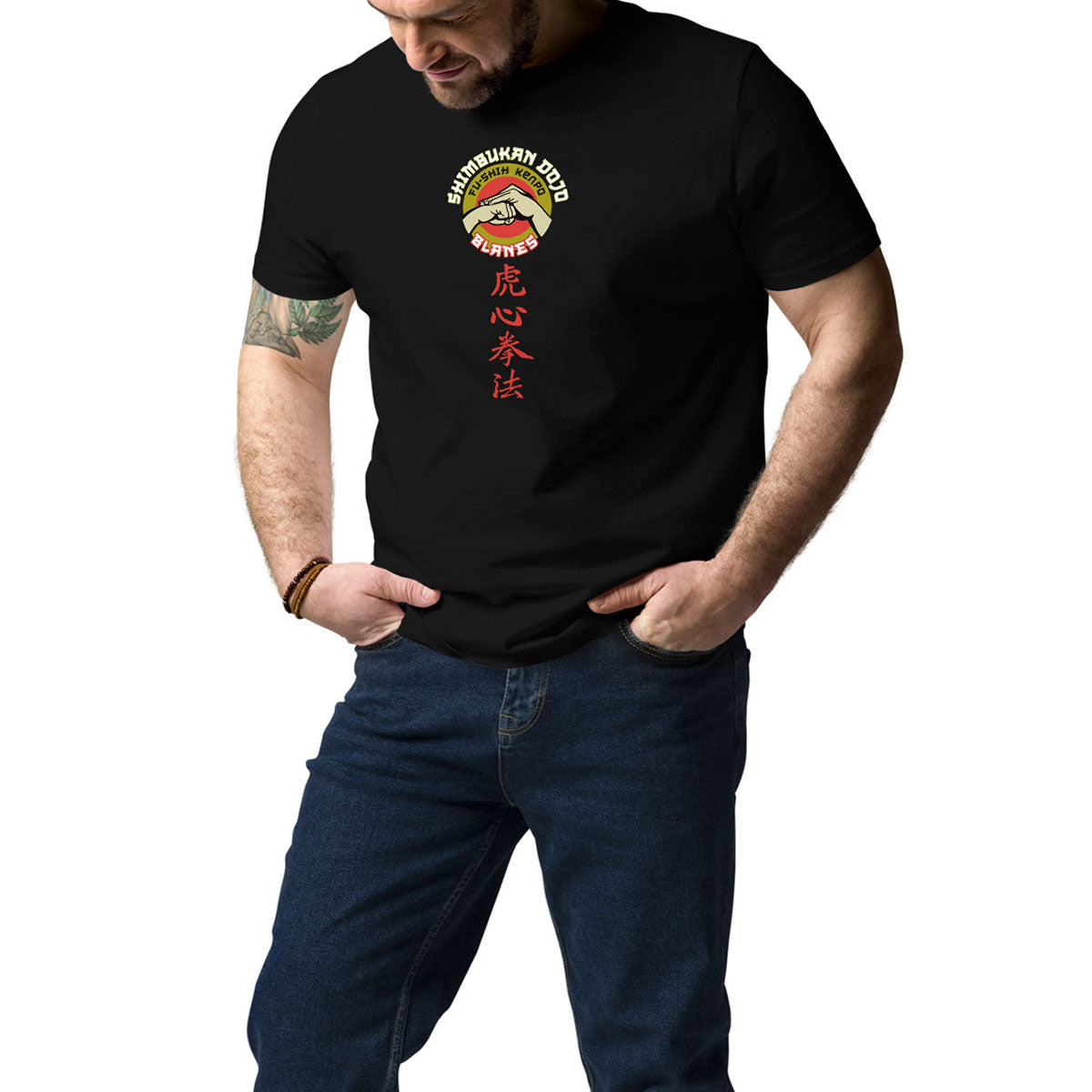 SHIMBUKAN DOJO · Camiseta m/corta·Hombre/Unisex · Medium·Black-293c1f