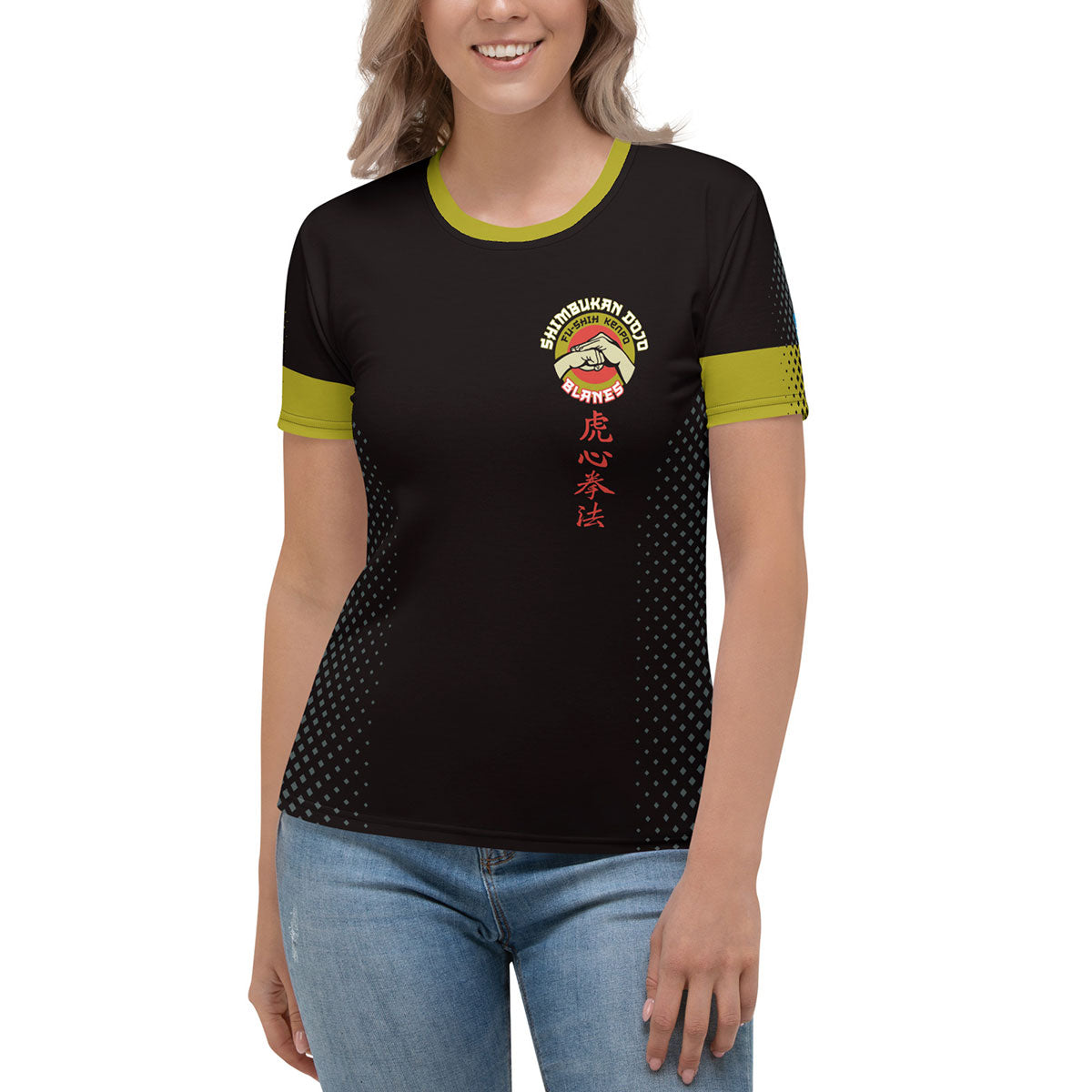 SHIMBUKAN DOJO · Camiseta m/corta·Mujer · Premium·Full Print-288x2ipi