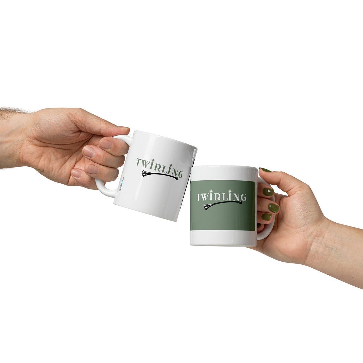 TWIRLING · Taza de cerámica 33cl · Medium·White-115x