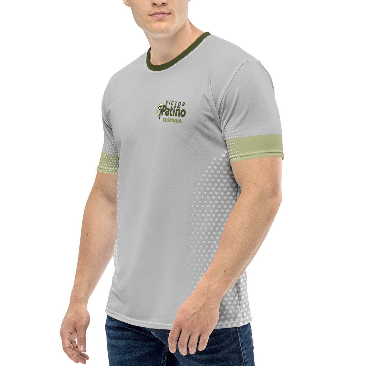 VÍCTOR PATIÑO Fusteria · Camiseta m/corta·Hombre · Premium·Full Print-297x1ipi