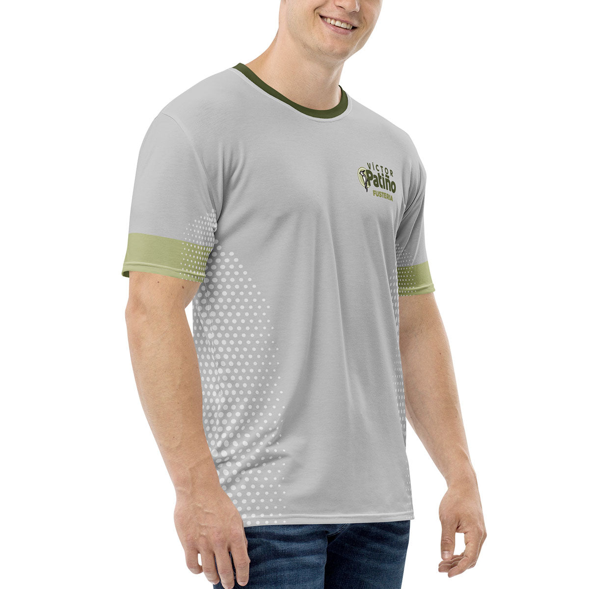 VÍCTOR PATIÑO Fusteria · Camiseta m/corta·Hombre · Premium·Full Print-297x1ipi